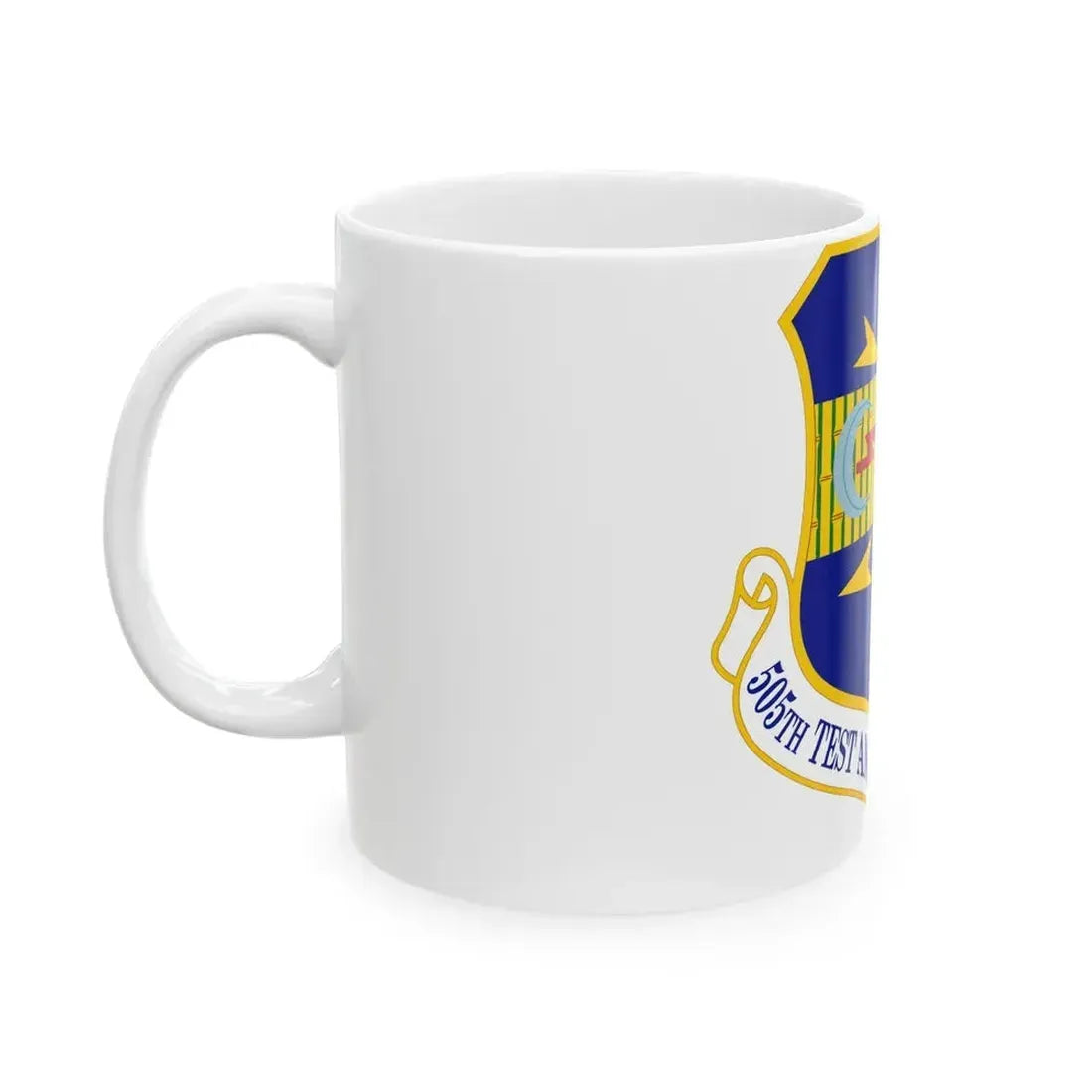 505 Test and Training Group ACC (U.S. Air Force) White Coffee Mug - Go Mug Yourself