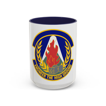 50th Civil Engineer Squadron (U.S. Air Force) Accent Coffee Mug