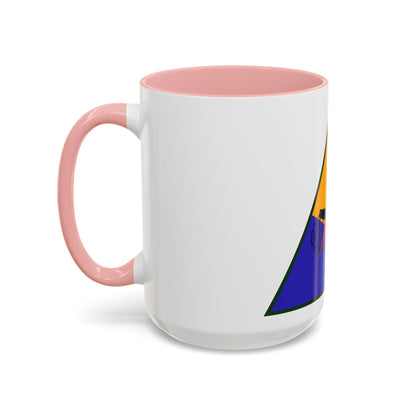 7th Armored Division (U.S. Army) Accent Coffee Mug
