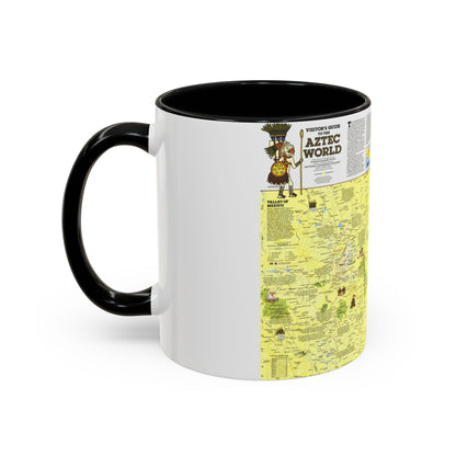 Central America - The Aztec World (1980) (Map) Accent Coffee Mug