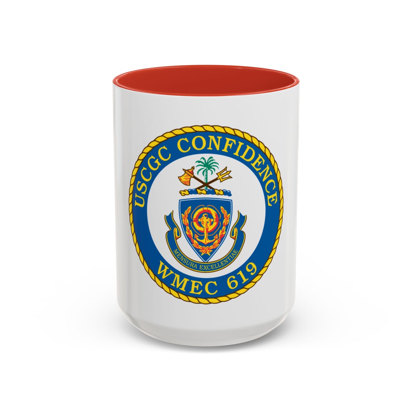 USCGC Confidence WMEC 619 (U.S. Coast Guard) Accent Coffee Mug