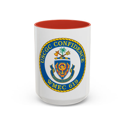 USCGC Confidence WMEC 619 (U.S. Coast Guard) Accent Coffee Mug