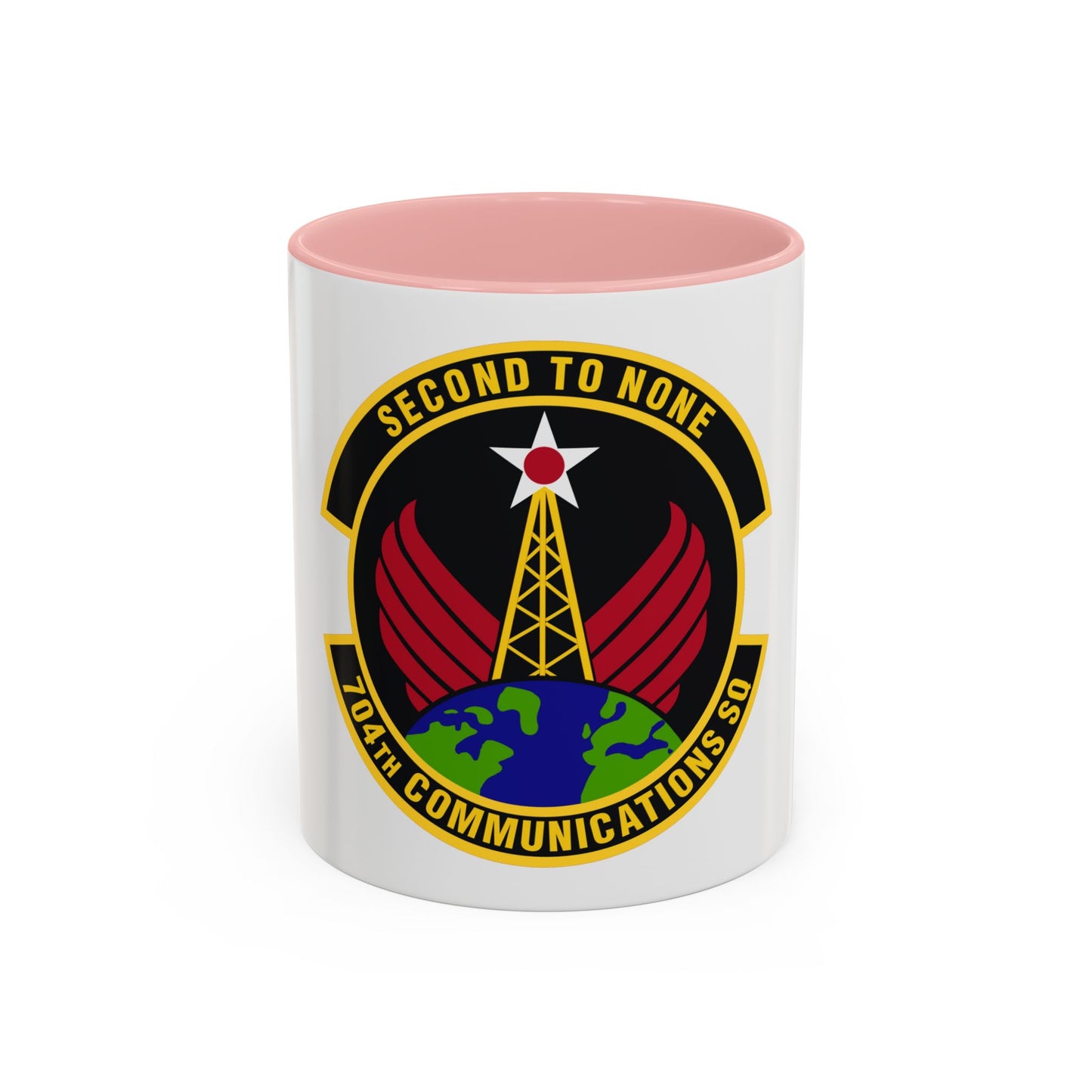 704th Communications Squadron (U.S. Air Force) Accent Coffee Mug