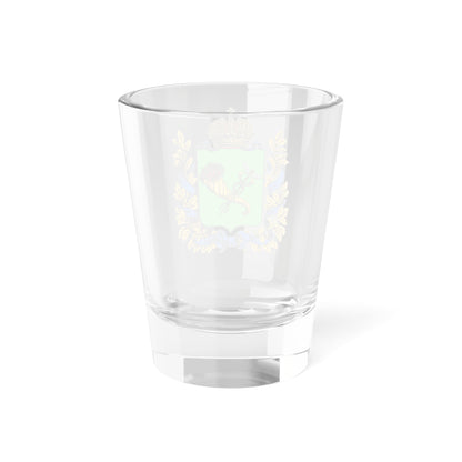 Coat of arms of Kharkov Governorate 1887 (Russia) (Coat of Arms) Shot Glass 1.5oz
