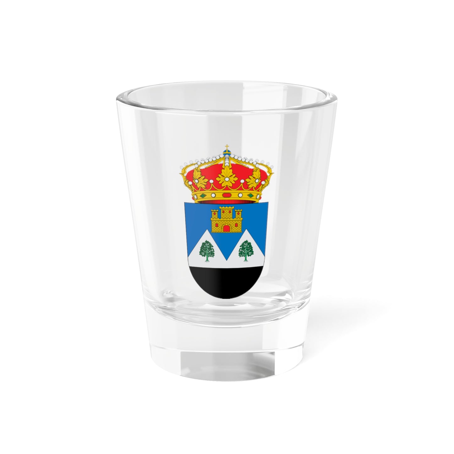 Escudo de Los Fayos (Spain) (Coat of Arms) Shot Glass 1.5oz