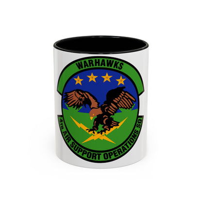 4 Air Support Operations Sq USAFE (U.S. Air Force) Accent Coffee Mug