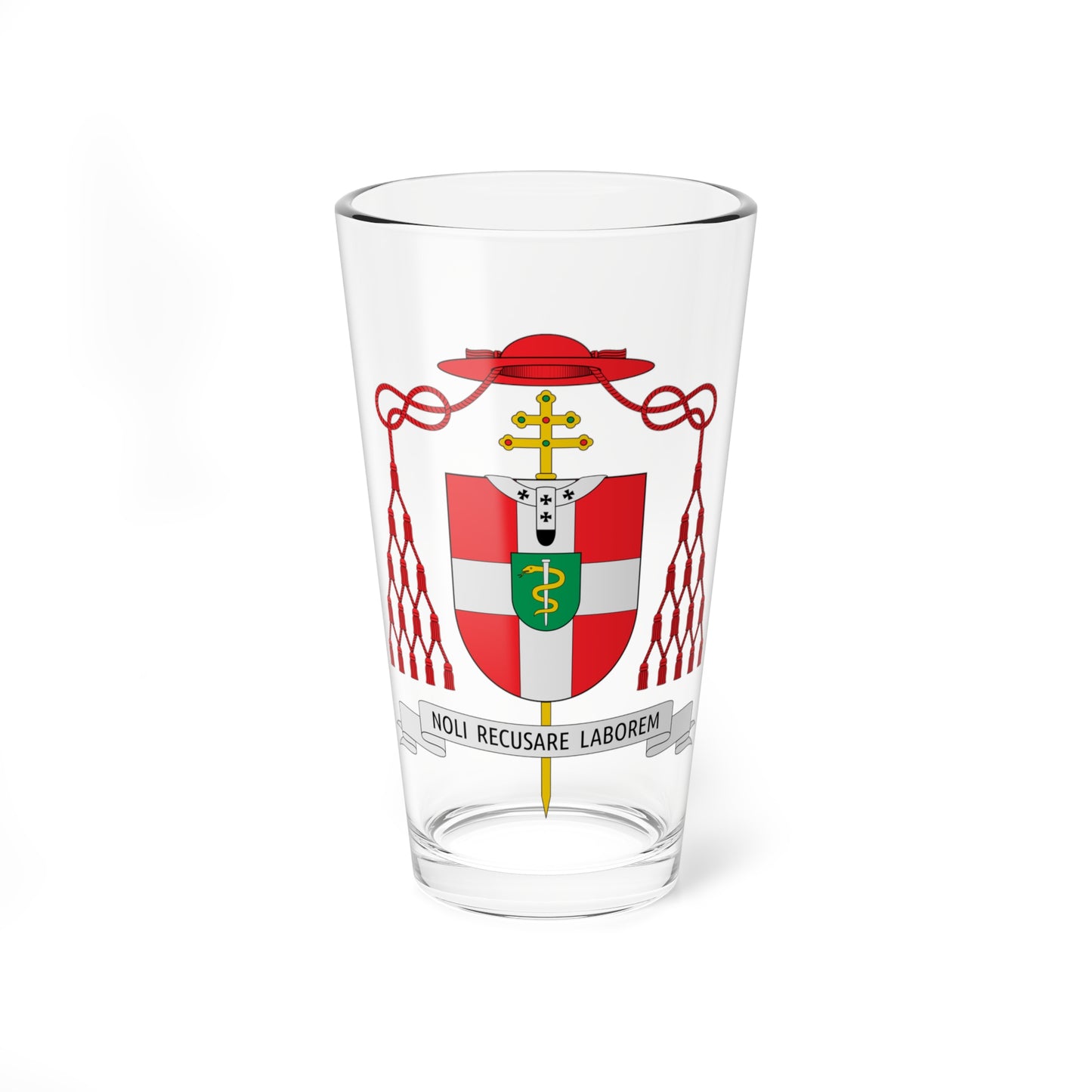 Coat of arms of Willem Jacobus Eĳk (Netherlands) (Coat of Arms) Pint Glass 16oz