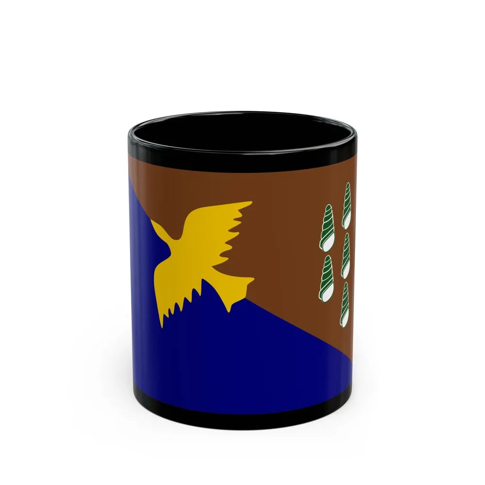 Flag of Manus Papa New Guinea - Black Coffee Mug-11oz-Go Mug Yourself