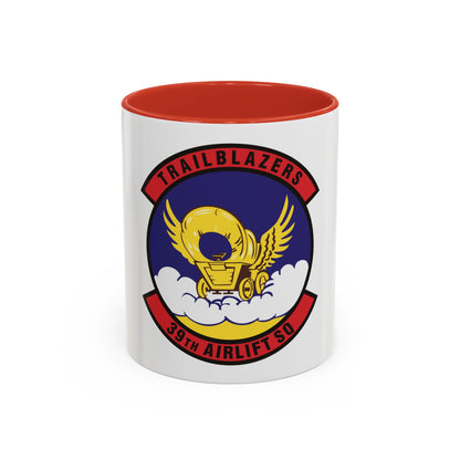 39th Airlift Squadron (U.S. Air Force) Accent Coffee Mug