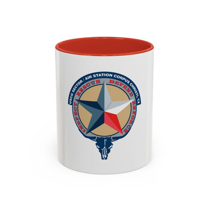 USCG Sector AS Corpus ChristiTX (U.S. Coast Guard) Accent Coffee Mug