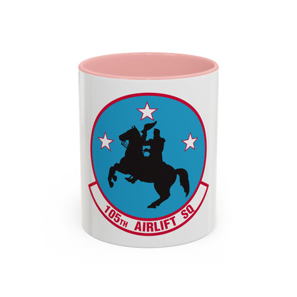 105th Airlift Squadron (U.S. Air Force) Accent Coffee Mug