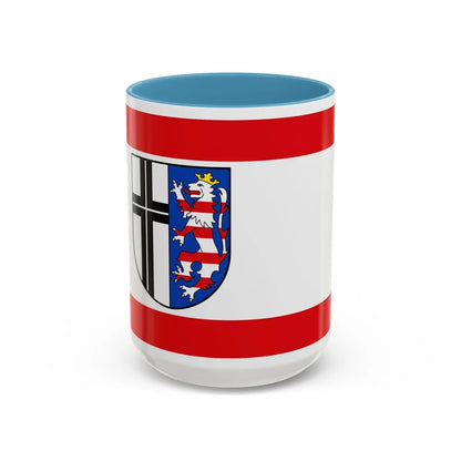 Flag of Fulda Germany - Accent Coffee Mug-15oz-Light Blue-Go Mug Yourself