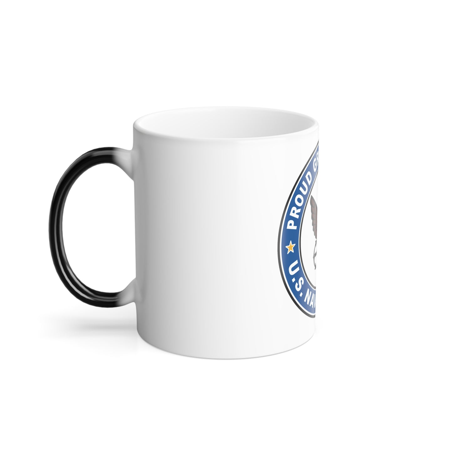 US Navy Veteran Proud Grandson (U.S. Navy) Color Changing Mug 11oz