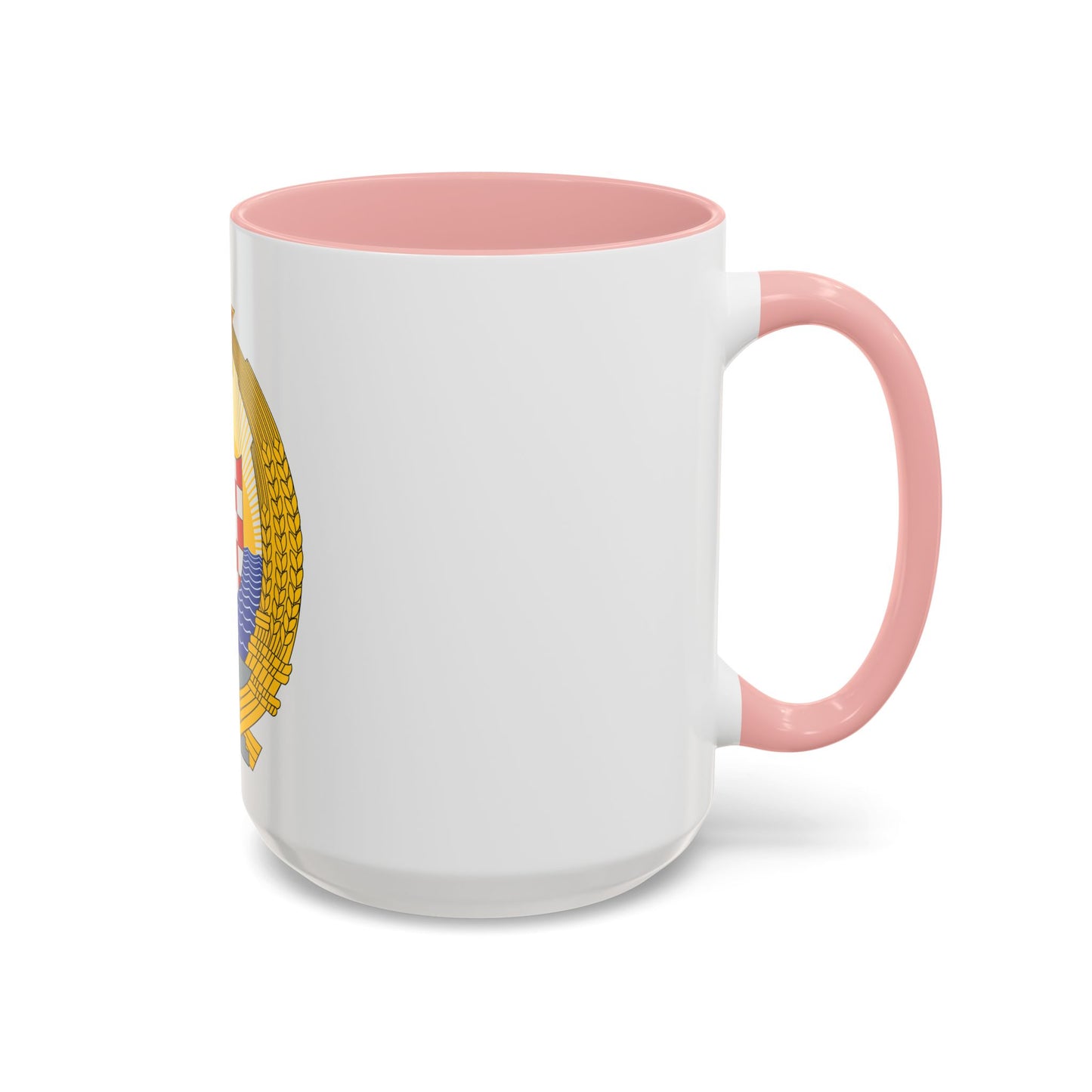 Coat of Arms of the Socialist Republic of Croatia - Accent Coffee Mug