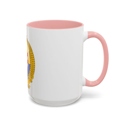 Coat of Arms of the Socialist Republic of Croatia - Accent Coffee Mug