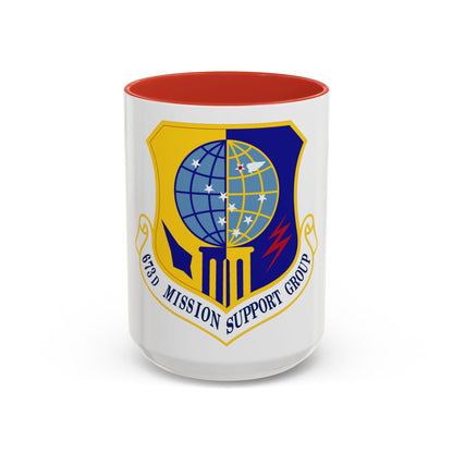 673 Mission Support Group PACAF (U.S. Air Force) Accent Coffee Mug
