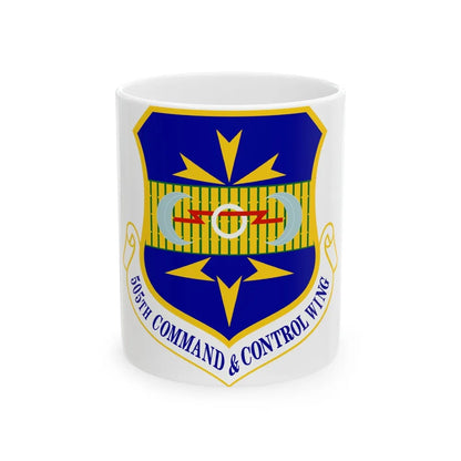 505th Command and Control Wing (U.S. Air Force) White Coffee Mug-11oz-Go Mug Yourself