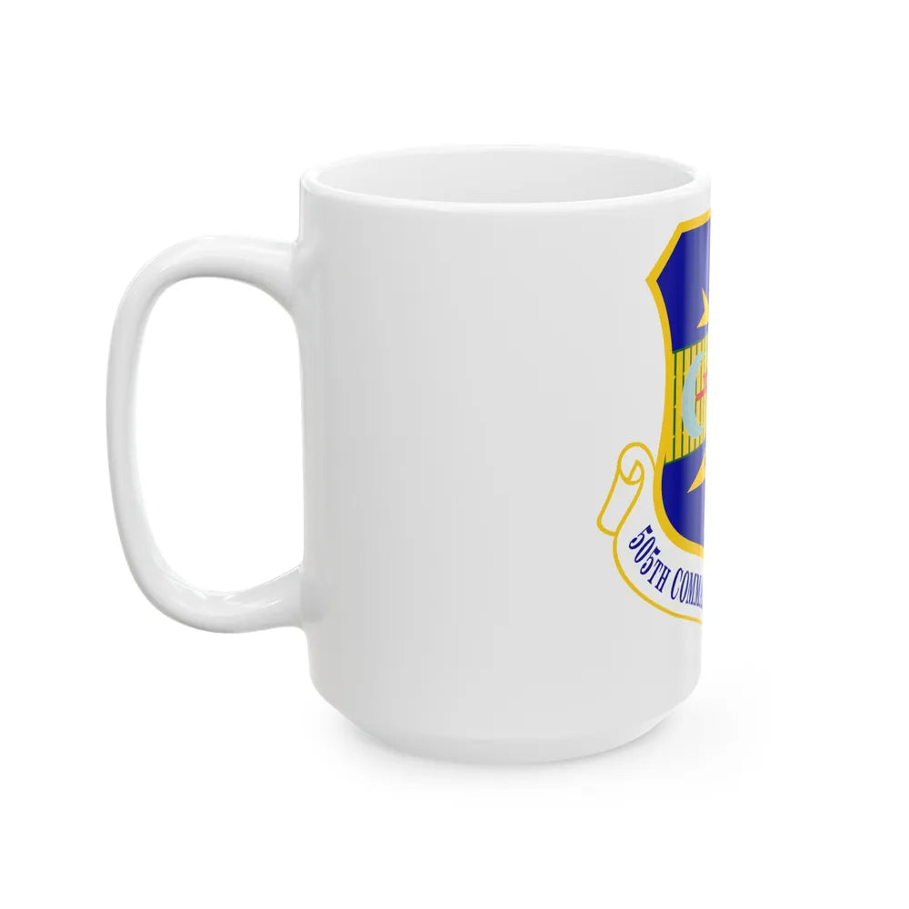 505th Command and Control Wing (U.S. Air Force) White Coffee Mug-Go Mug Yourself