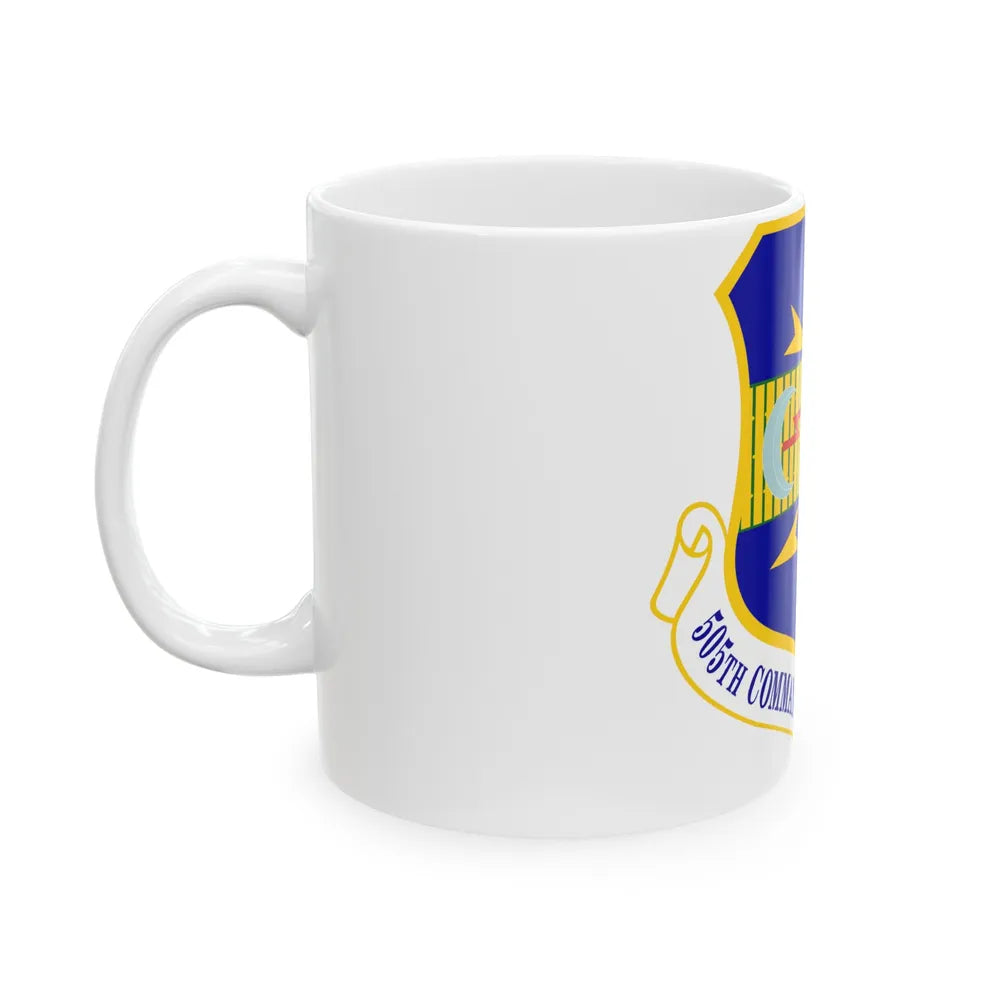 505th Command and Control Wing (U.S. Air Force) White Coffee Mug-Go Mug Yourself