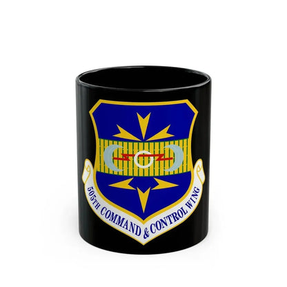 505th Command and Control Wing (U.S. Air Force) Black Coffee Mug 11oz - Go Mug Yourself