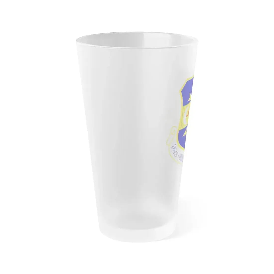 505th Command and Control Wing (U.S. Air Force) Frosted Pint Glass 16oz - Go Mug Yourself