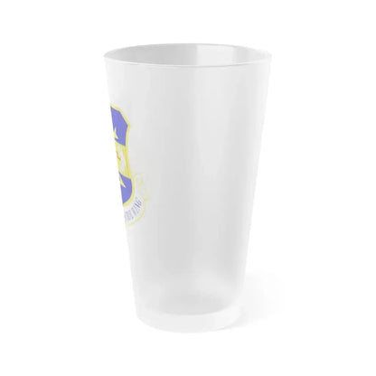 505th Command and Control Wing (U.S. Air Force) Frosted Pint Glass 16oz - Go Mug Yourself