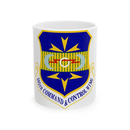 505th Command and Control Wing (U.S. Air Force) White Coffee Mug 11oz - Go Mug Yourself