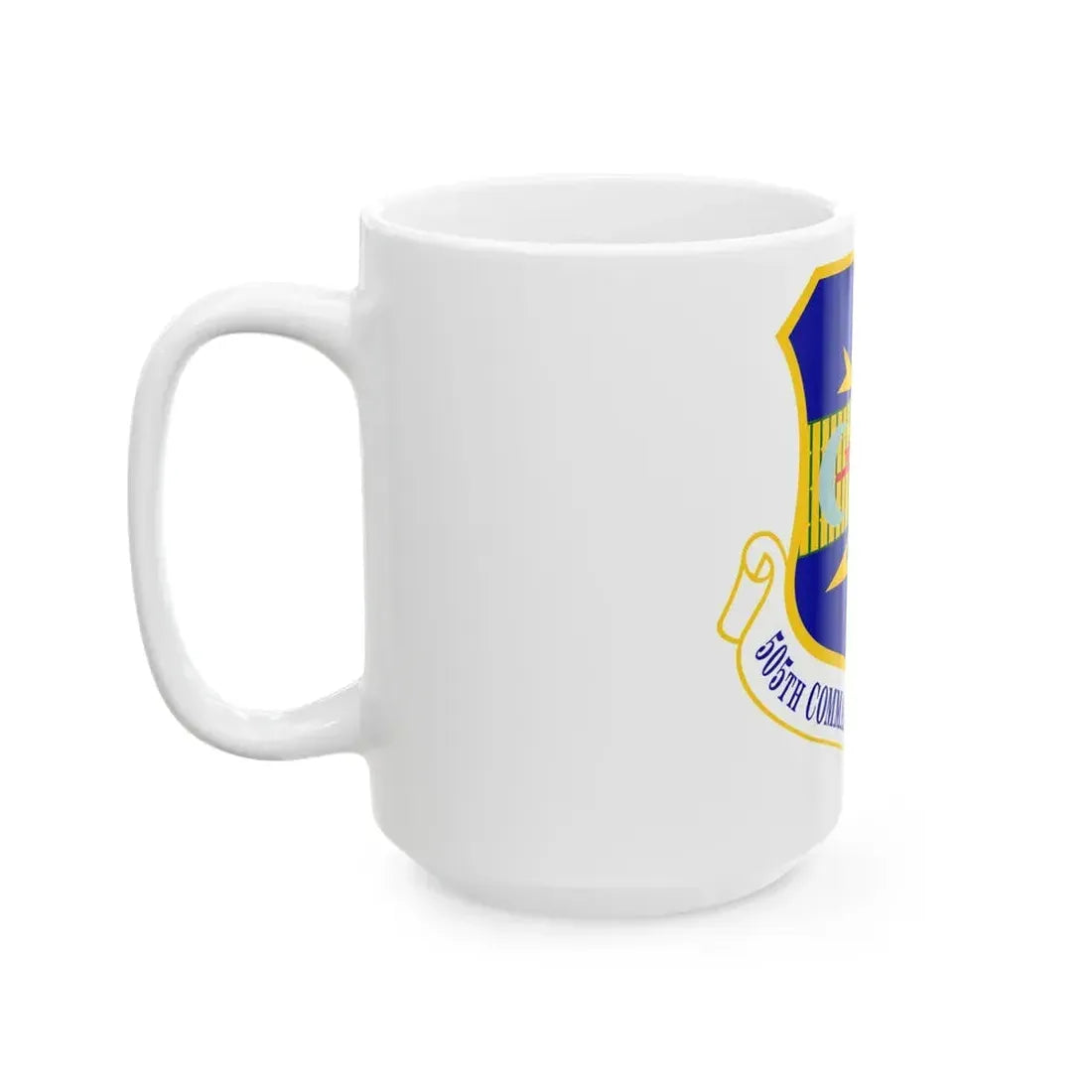 505th Command and Control Wing (U.S. Air Force) White Coffee Mug - Go Mug Yourself