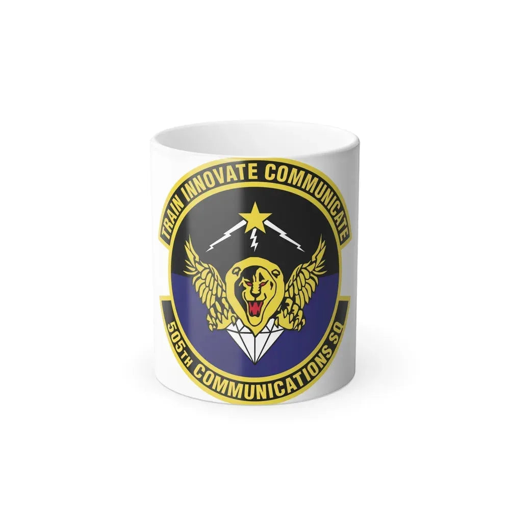 505th Communications Squadron (U.S. Air Force) Color Changing Coffee Mug 11oz - Go Mug Yourself