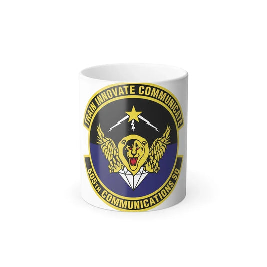505th Communications Squadron (U.S. Air Force) Color Changing Coffee Mug 11oz - Go Mug Yourself
