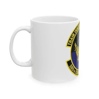 505th Communications Squadron (U.S. Air Force) White Coffee Mug - Go Mug Yourself