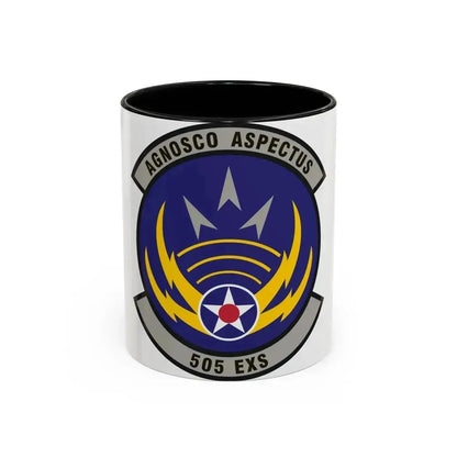 505th Exercise Control Squadron (U.S. Air Force) Accent Coffee Mug 11oz Black - Go Mug Yourself