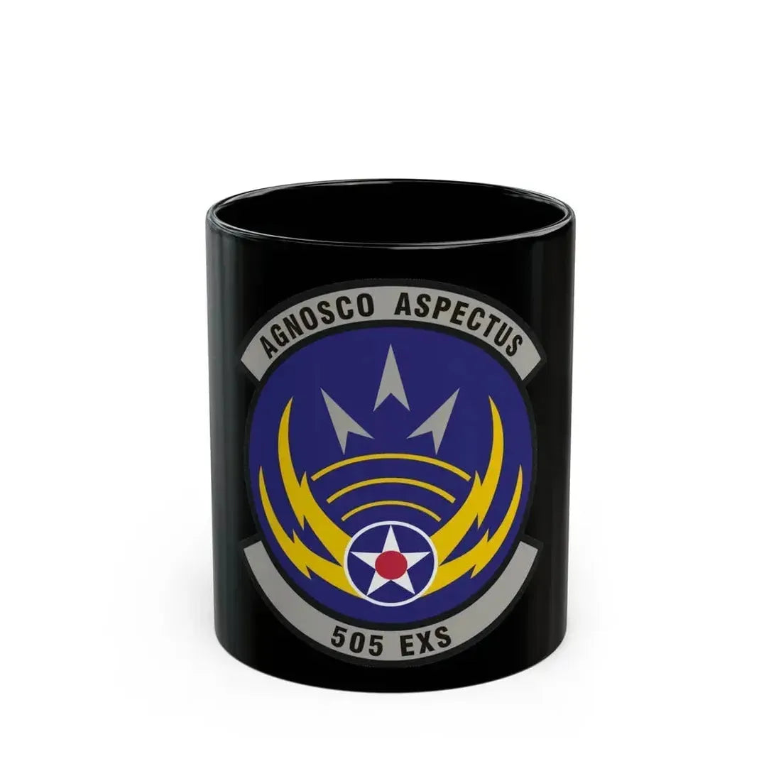505th Exercise Control Squadron (U.S. Air Force) Black Coffee Mug 11oz - Go Mug Yourself
