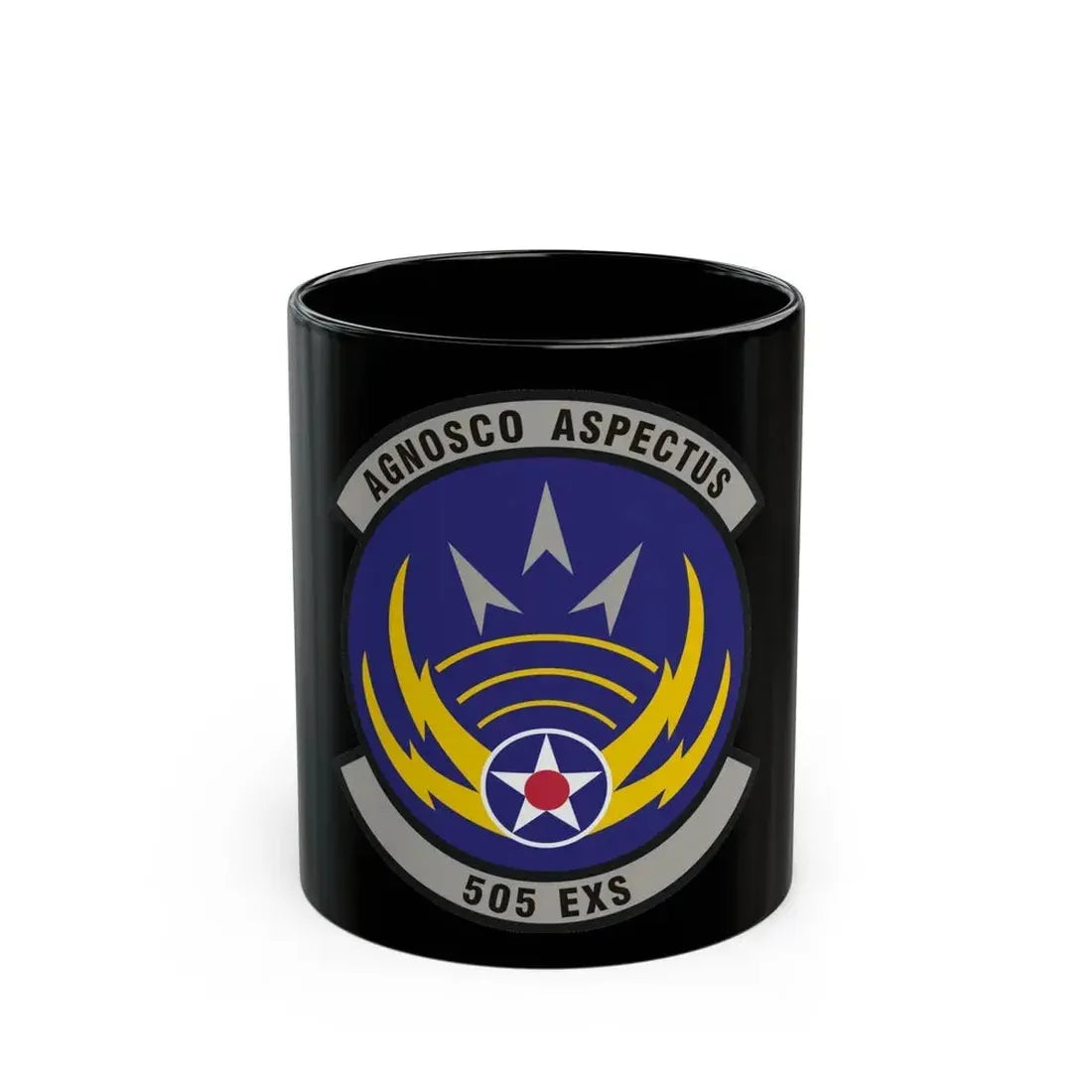 505th Exercise Control Squadron (U.S. Air Force) Black Coffee Mug 11oz - Go Mug Yourself