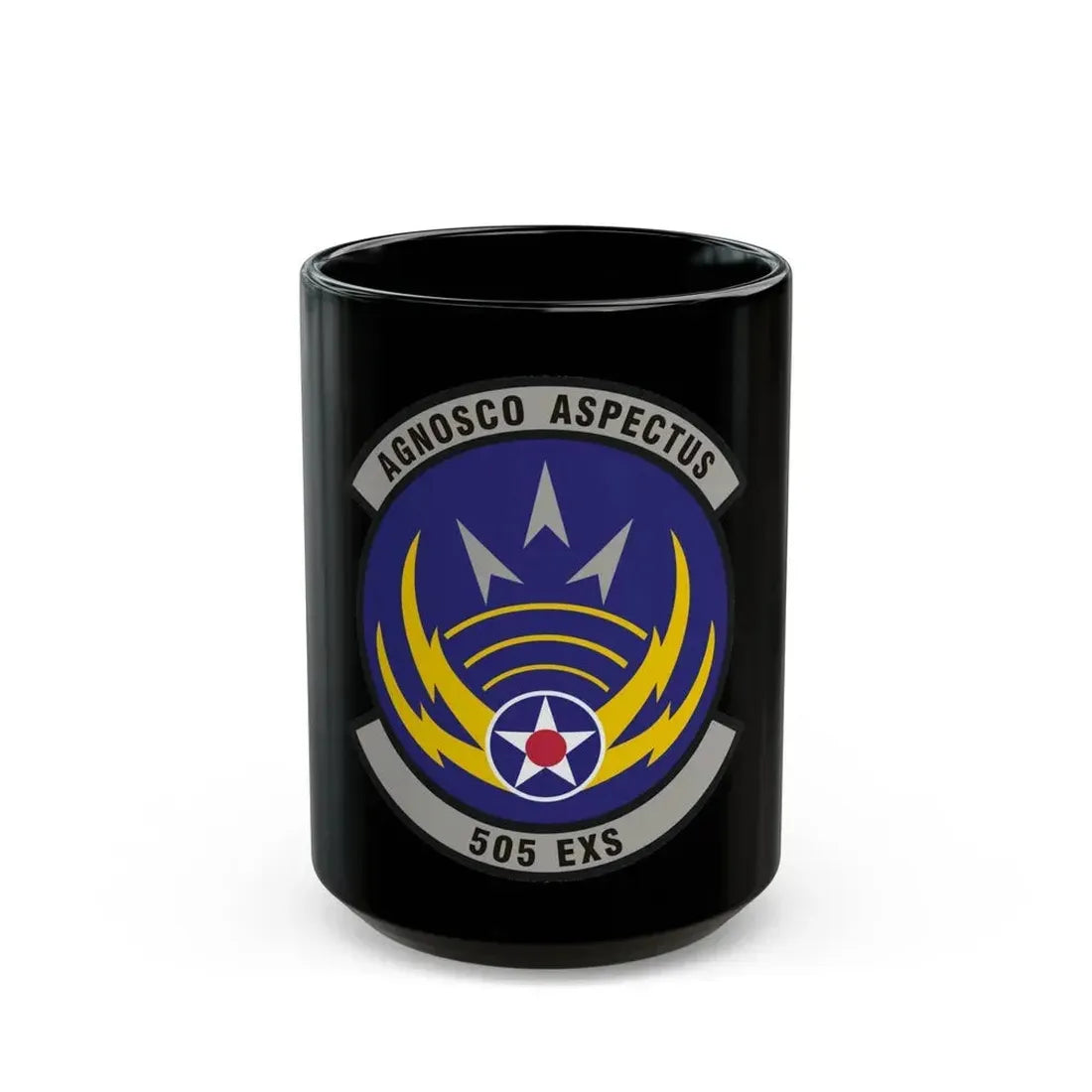 505th Exercise Control Squadron (U.S. Air Force) Black Coffee Mug 15oz - Go Mug Yourself
