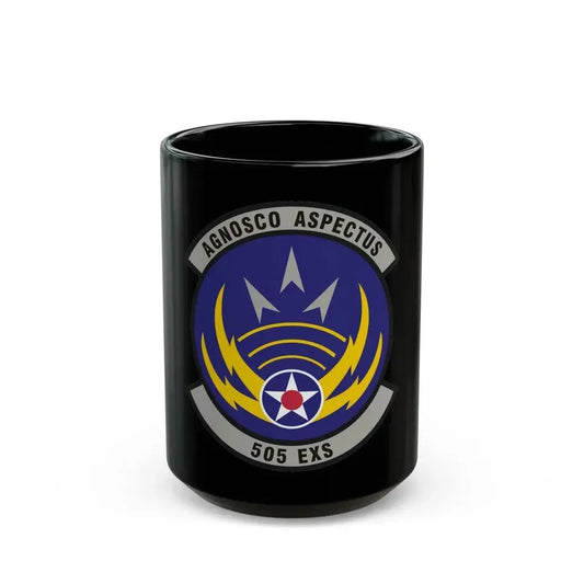 505th Exercise Control Squadron (U.S. Air Force) Black Coffee Mug 15oz - Go Mug Yourself