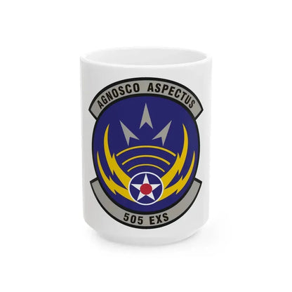 505th Exercise Control Squadron (U.S. Air Force) White Coffee Mug 15oz - Go Mug Yourself