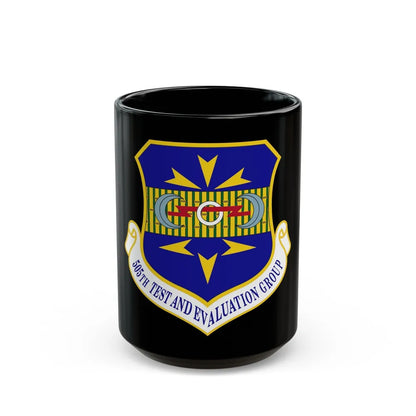 505th Test and Evaluation Group (U.S. Air Force) Black Coffee Mug-15oz-Go Mug Yourself