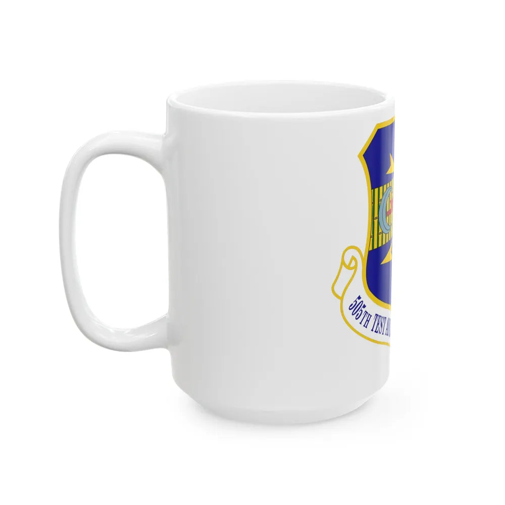 505th Test and Evaluation Group (U.S. Air Force) White Coffee Mug-Go Mug Yourself