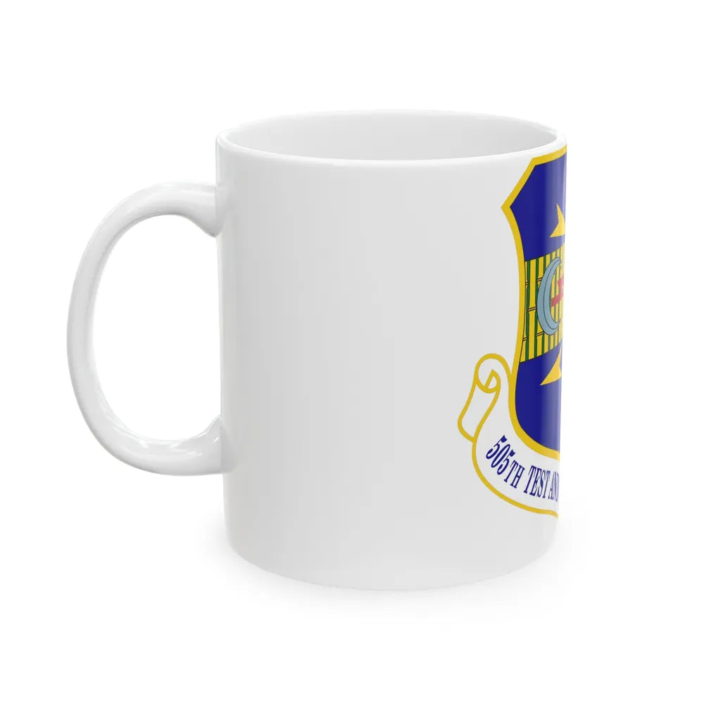 505th Test and Evaluation Group (U.S. Air Force) White Coffee Mug-Go Mug Yourself