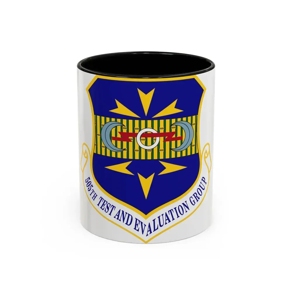 505th Test and Evaluation Group (U.S. Air Force) Accent Coffee Mug 11oz Black - Go Mug Yourself