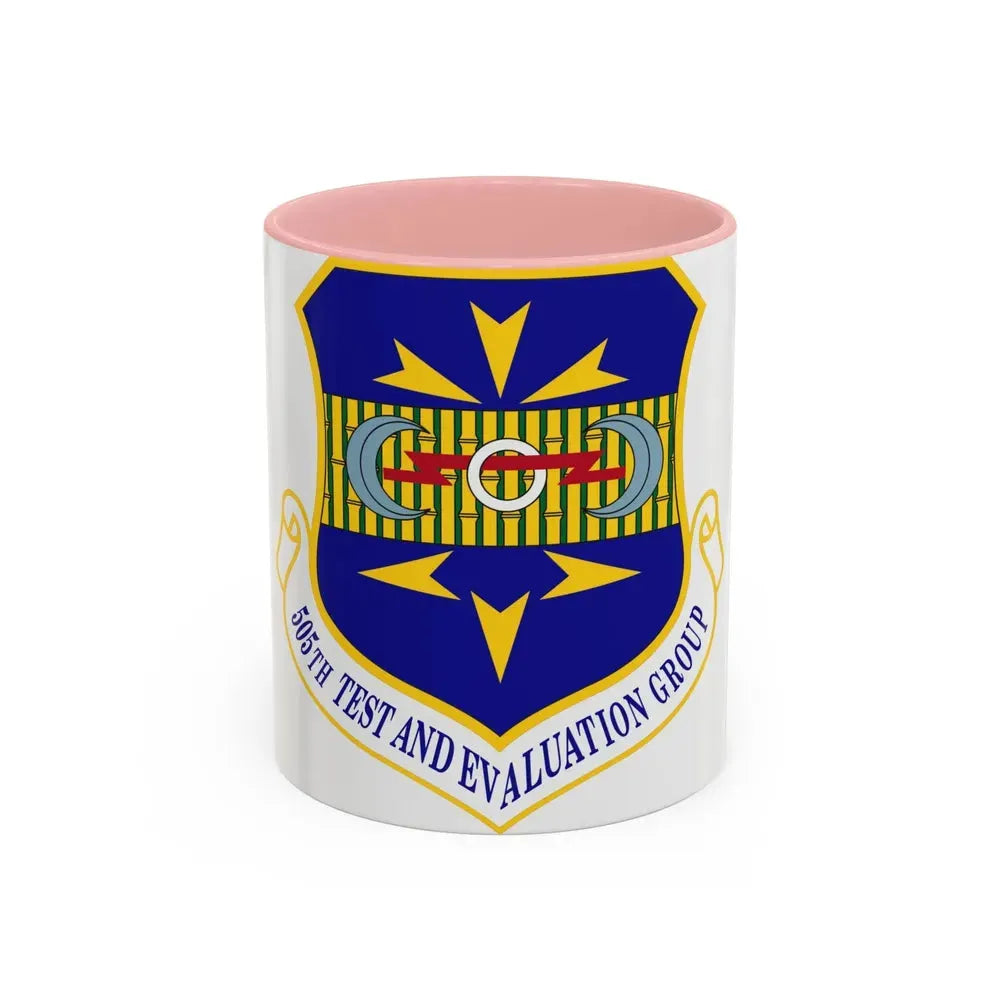 505th Test and Evaluation Group (U.S. Air Force) Accent Coffee Mug 11oz Pink - Go Mug Yourself