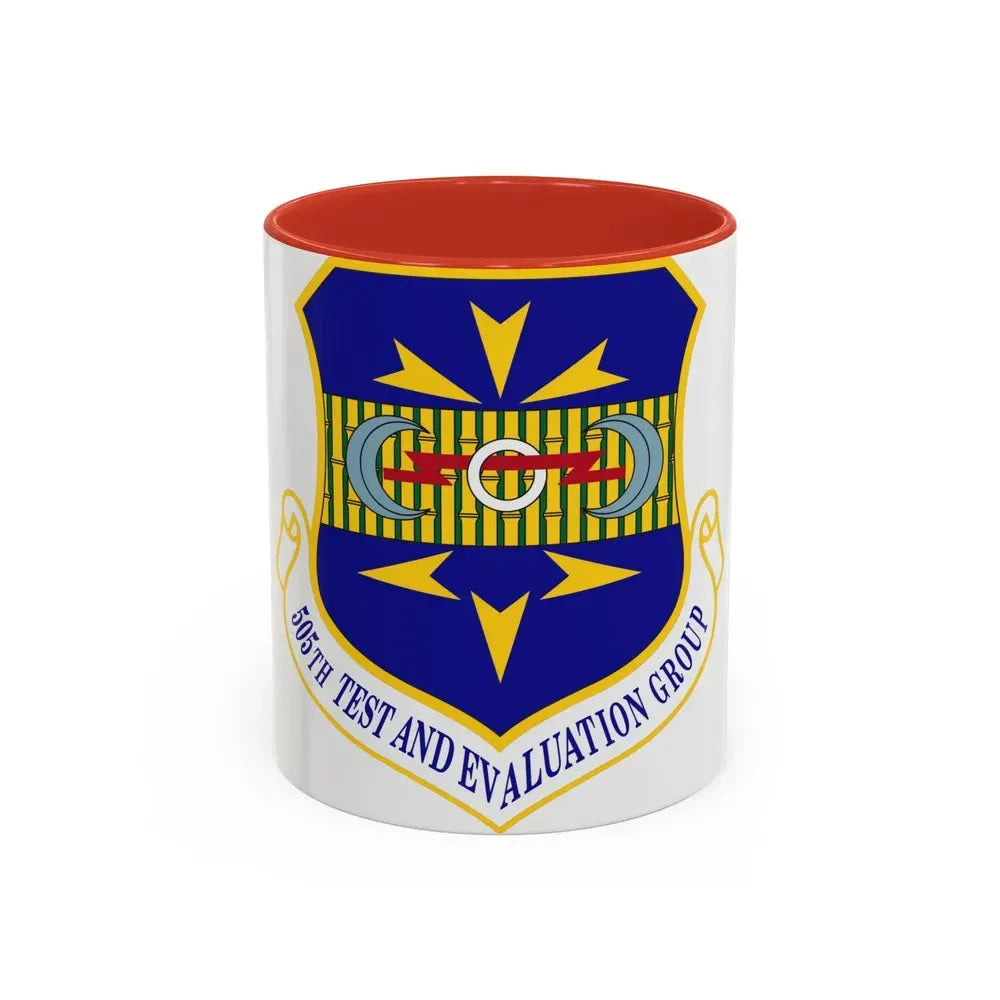 505th Test and Evaluation Group (U.S. Air Force) Accent Coffee Mug 11oz Red - Go Mug Yourself