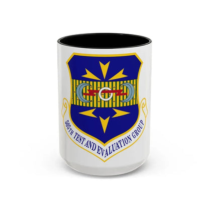505th Test and Evaluation Group (U.S. Air Force) Accent Coffee Mug 15oz Black - Go Mug Yourself