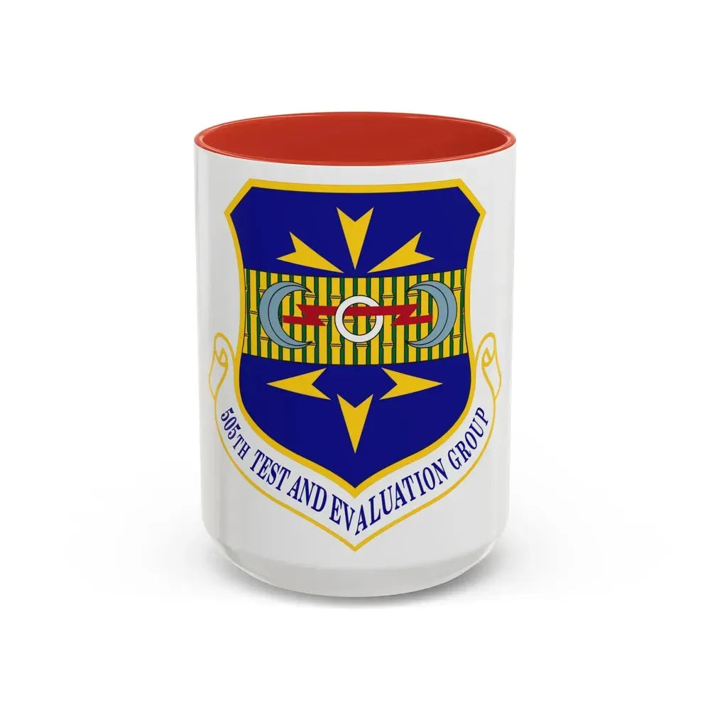 505th Test and Evaluation Group (U.S. Air Force) Accent Coffee Mug 15oz Red - Go Mug Yourself