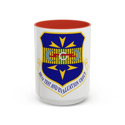 505th Test and Evaluation Group (U.S. Air Force) Accent Coffee Mug 15oz Red - Go Mug Yourself