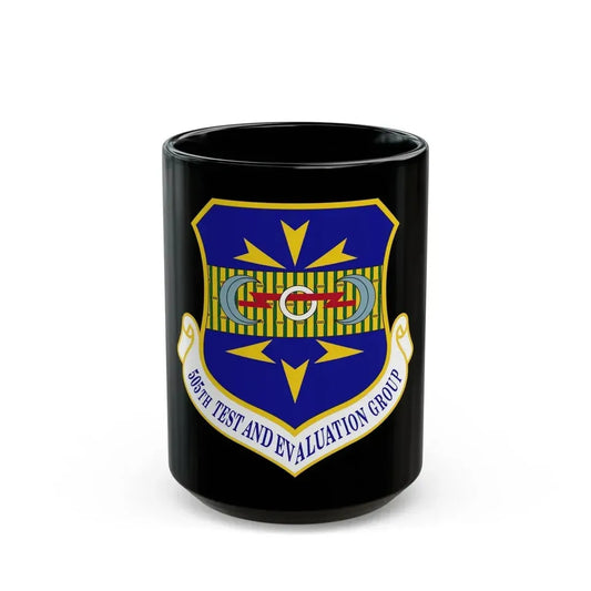 505th Test and Evaluation Group (U.S. Air Force) Black Coffee Mug 15oz - Go Mug Yourself