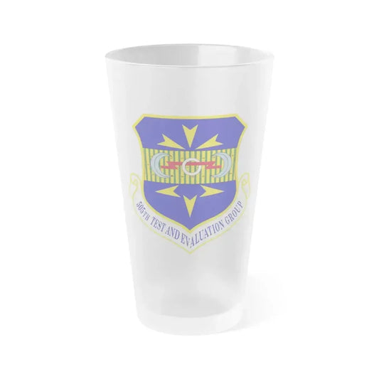 505th Test and Evaluation Group (U.S. Air Force) Frosted Pint Glass 16oz 16oz Frosted - Go Mug Yourself