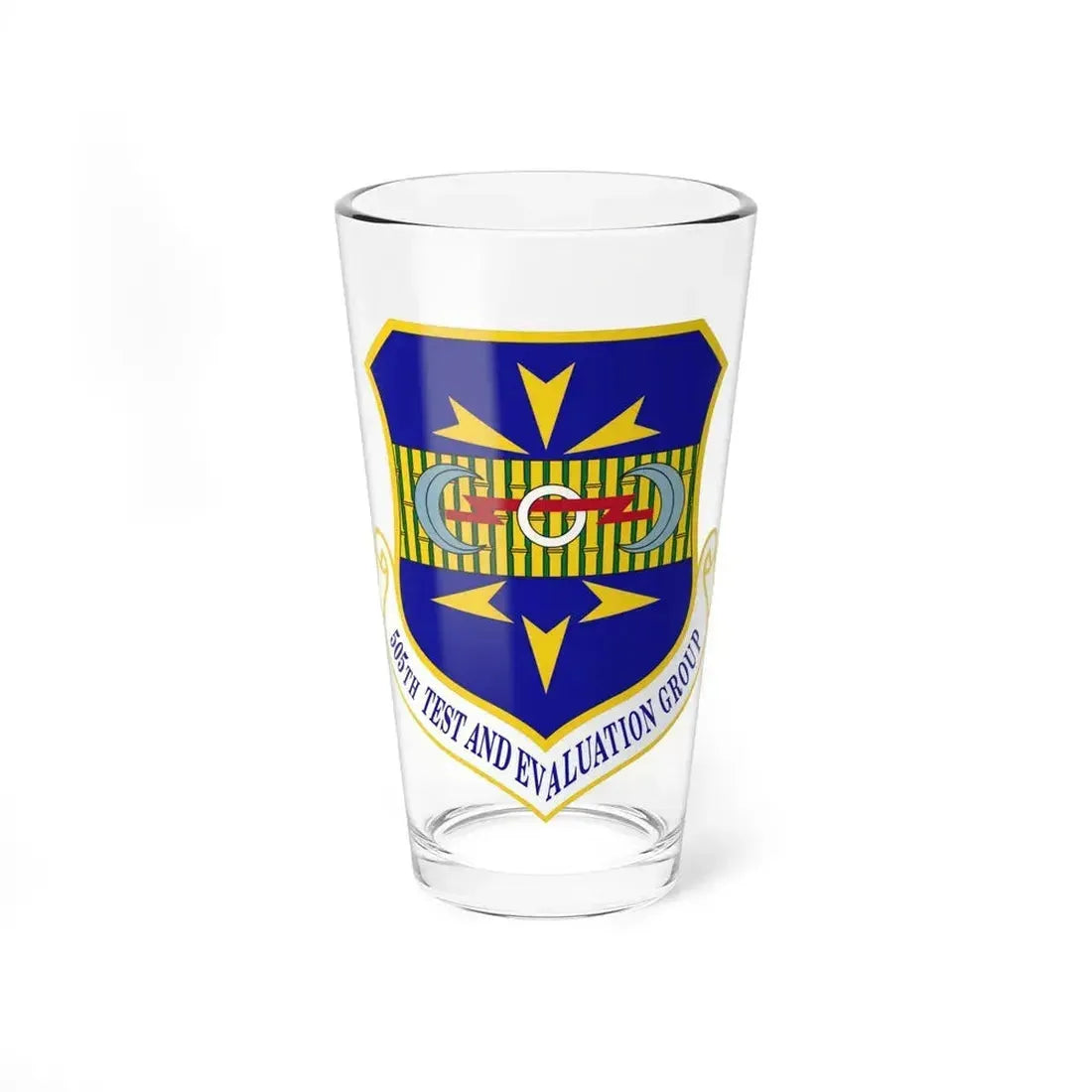 505th Test and Evaluation Group (U.S. Air Force) Pint Glass 16oz - Go Mug Yourself