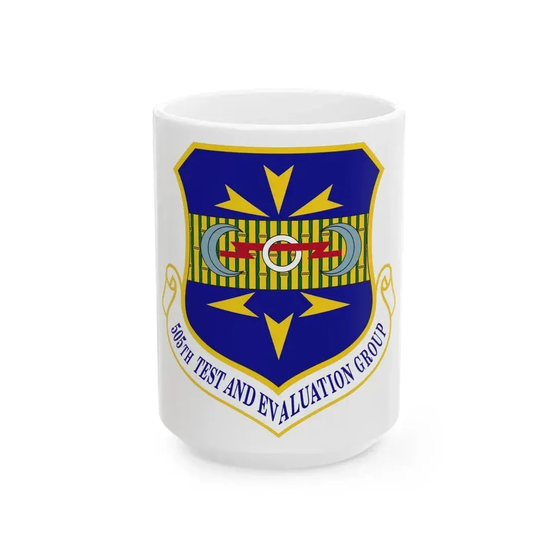 505th Test and Evaluation Group (U.S. Air Force) White Coffee Mug 15oz - Go Mug Yourself
